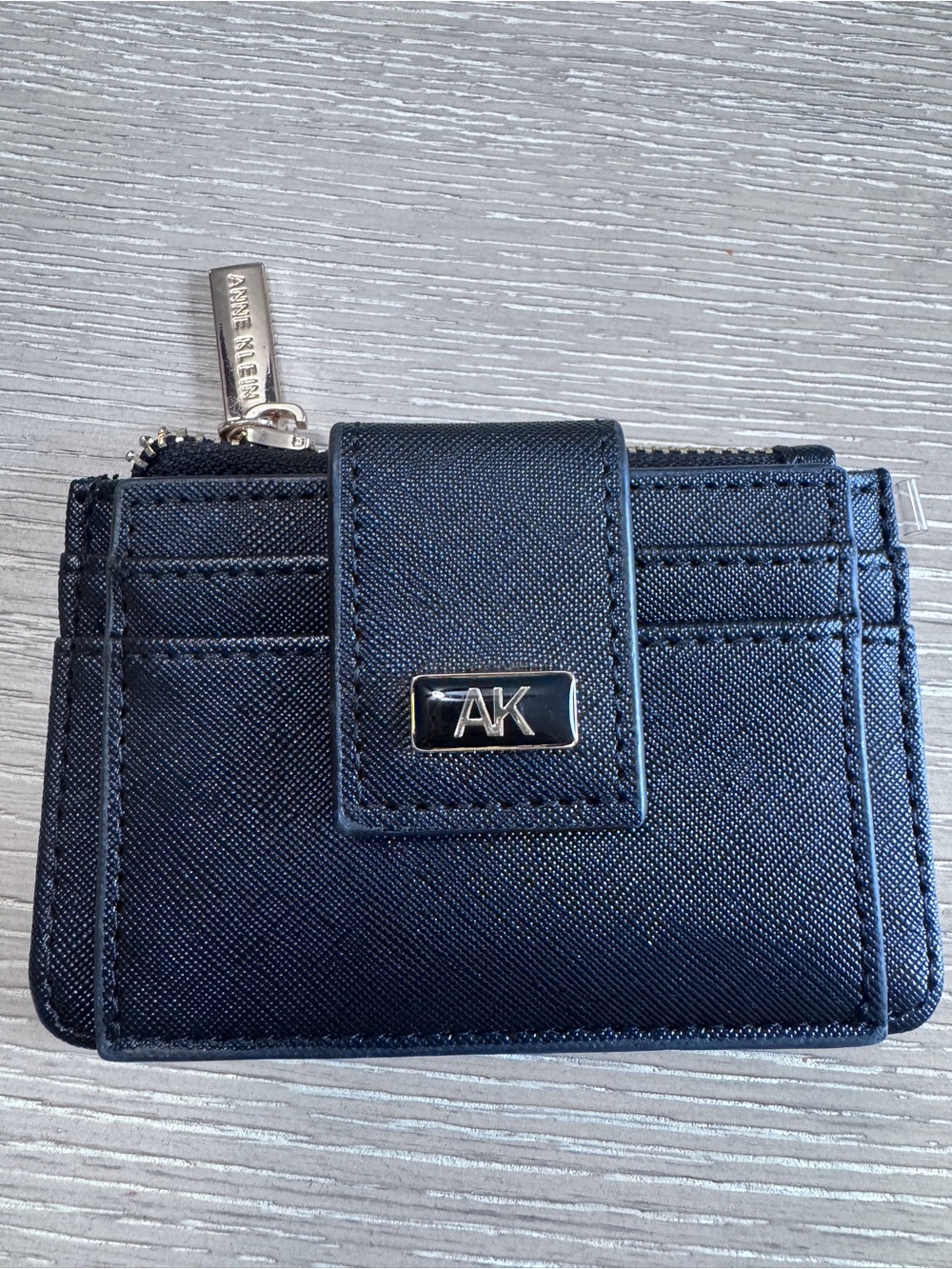 Anne Klein Black Card Case Wallet